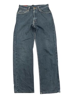 EDWIN Japan Wide Leg Jeans W29 Y2K Dark Wash Japanese Denim